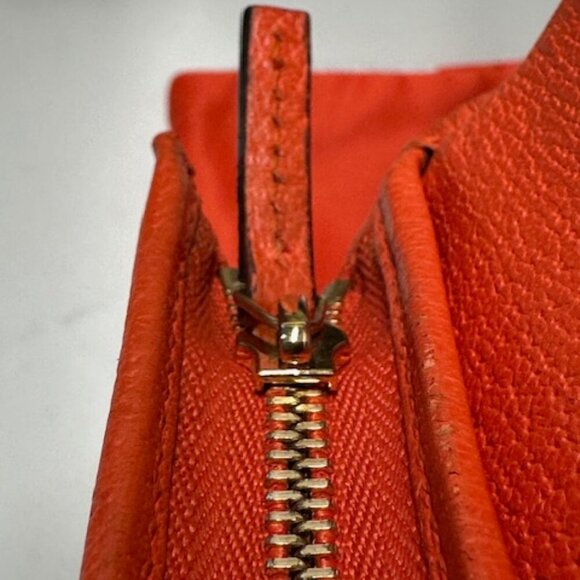 Gucci GG Marmont Flora Multi+Orange Limited Ed Wallet + dusty + box + COA EUC! - Picture 11 of 13